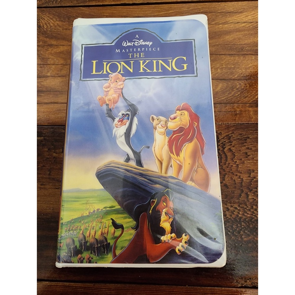 Walt Disney Masterpiece The Lion King VHS Tape Clamshell